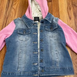 Cat Jean jacket hoodie